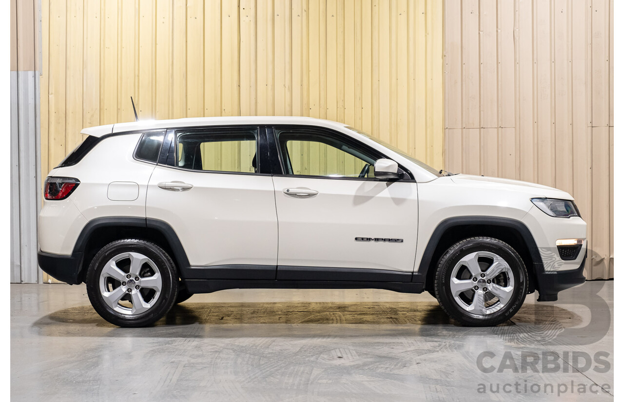 12/2017 Jeep Compass Sport M6 MY18 4d Wagon Pearl White 2.4L