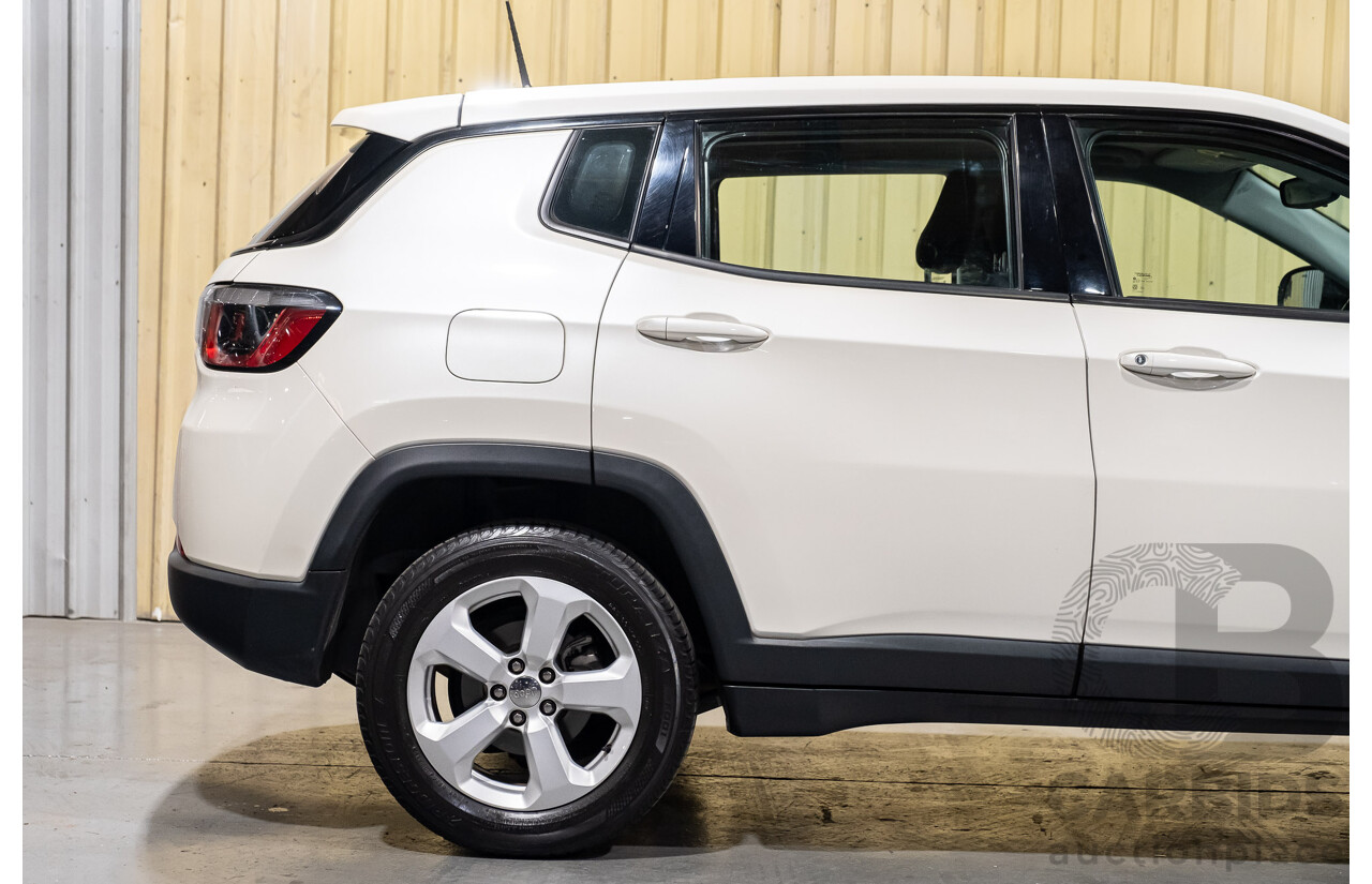 12/2017 Jeep Compass Sport M6 MY18 4d Wagon Pearl White 2.4L