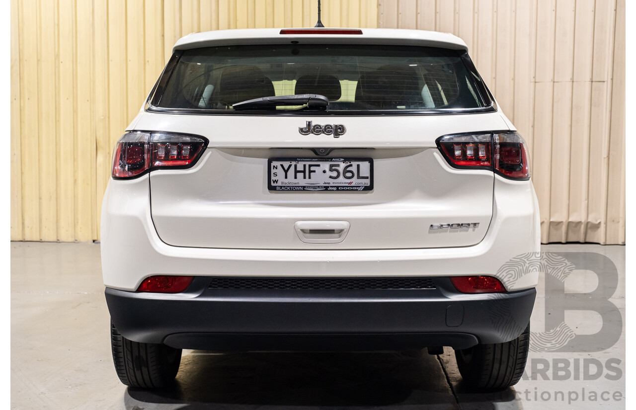 12/2017 Jeep Compass Sport M6 MY18 4d Wagon Pearl White 2.4L