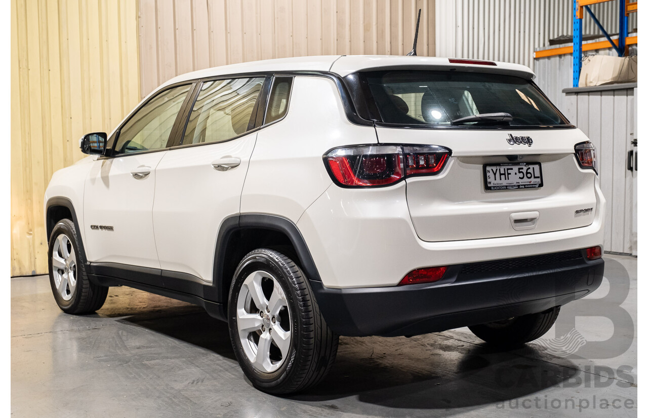 12/2017 Jeep Compass Sport M6 MY18 4d Wagon Pearl White 2.4L