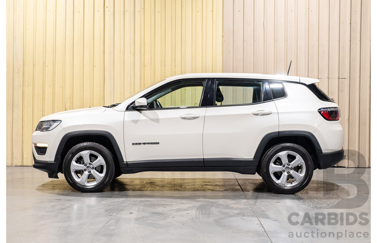 12/2017 Jeep Compass Sport M6 MY18 4d Wagon Pearl White 2.4L