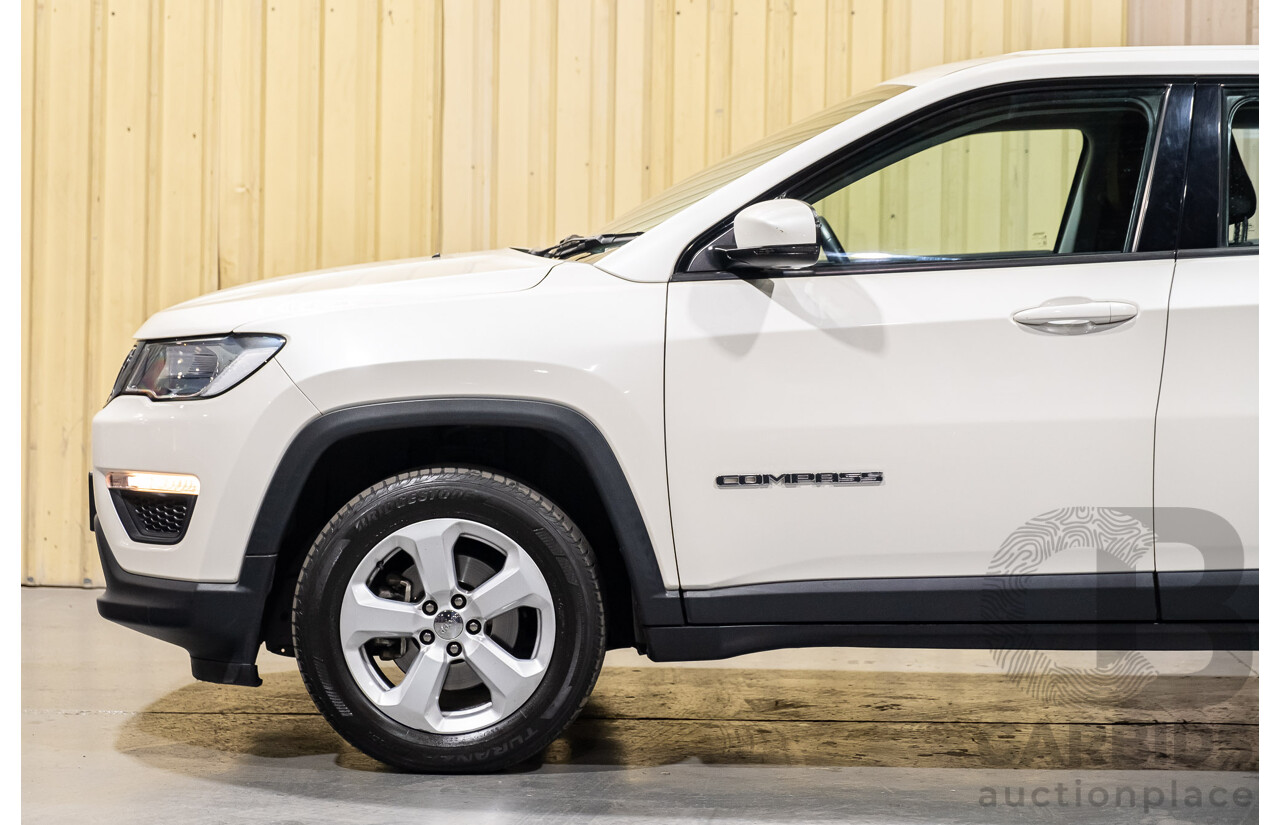 12/2017 Jeep Compass Sport M6 MY18 4d Wagon Pearl White 2.4L