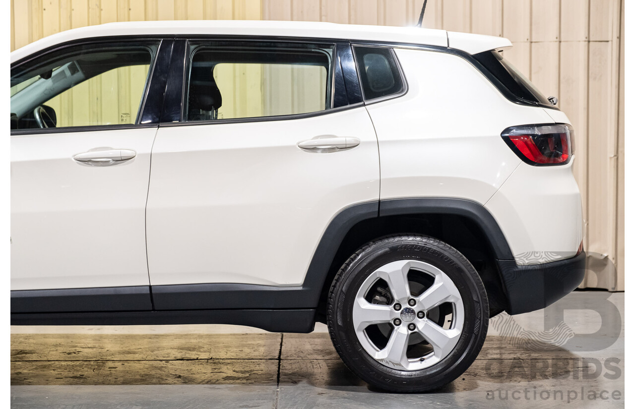 12/2017 Jeep Compass Sport M6 MY18 4d Wagon Pearl White 2.4L
