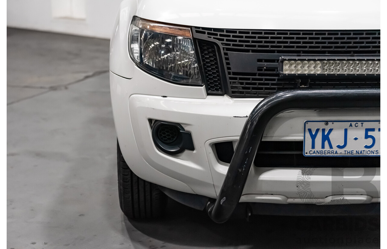2/2015 Ford Ranger XL 2.2 (4x2) PX MKII C/Chas White 2.2L Turbo Diesel