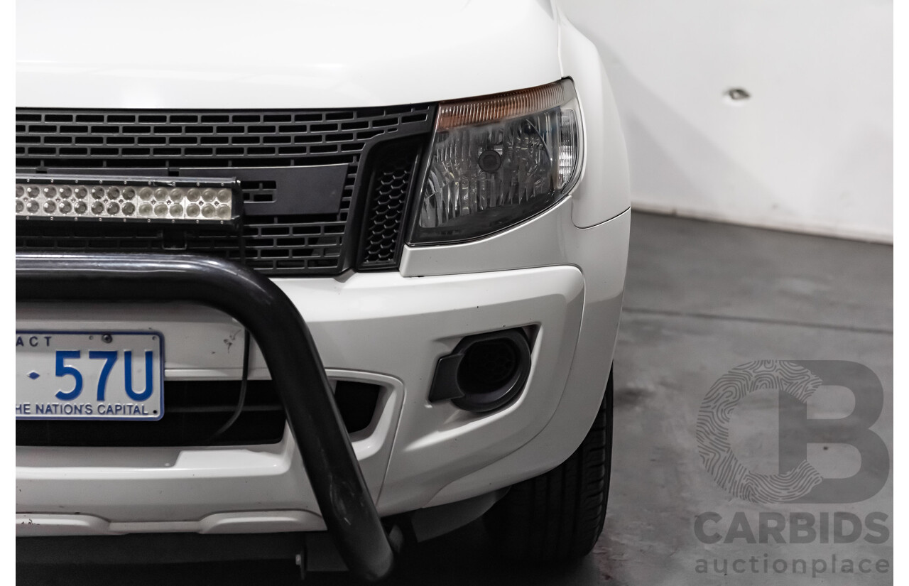 2/2015 Ford Ranger XL 2.2 (4x2) PX MKII C/Chas White 2.2L Turbo Diesel