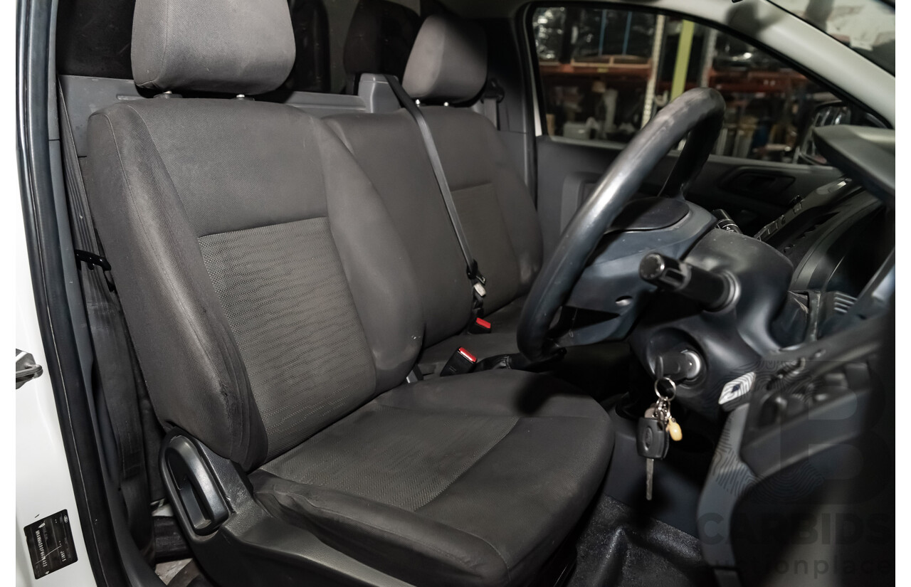 2/2015 Ford Ranger XL 2.2 (4x2) PX MKII C/Chas White 2.2L Turbo Diesel