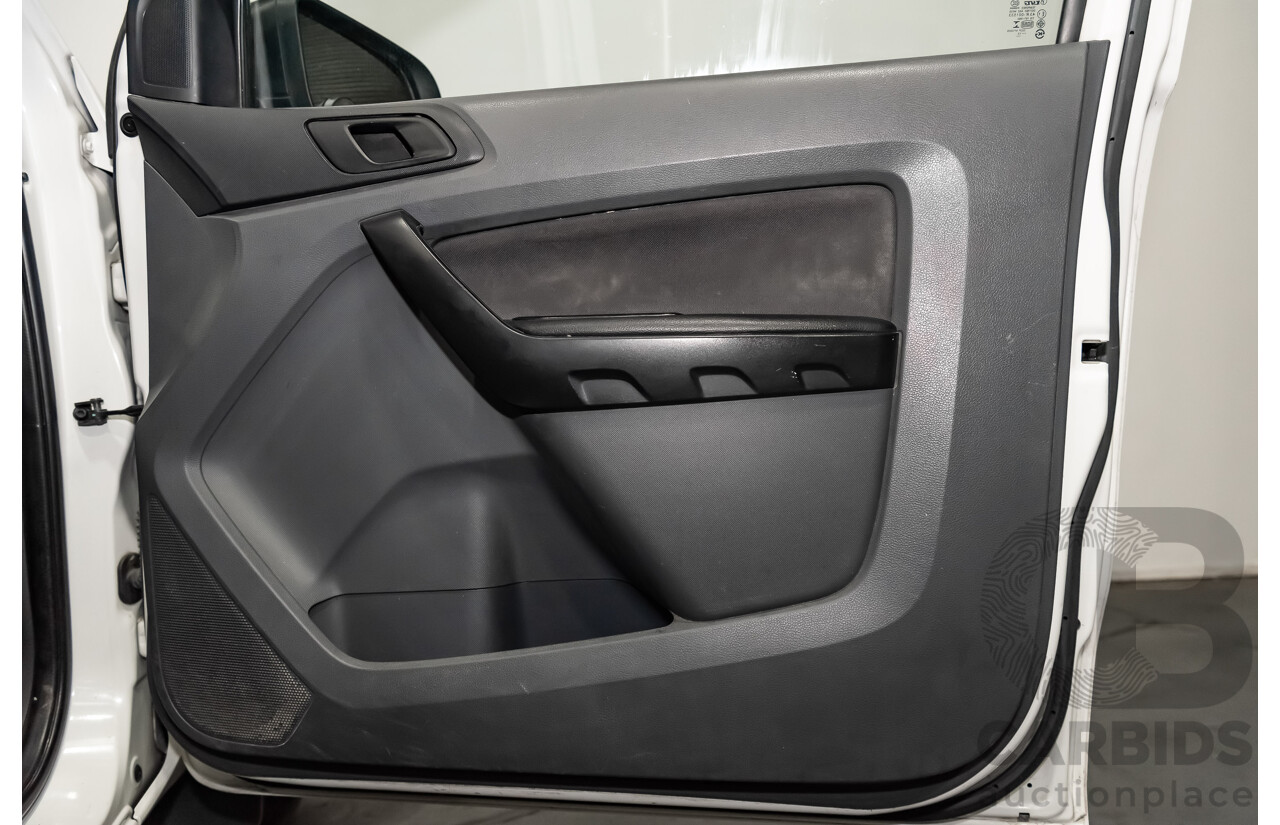 2/2015 Ford Ranger XL 2.2 (4x2) PX MKII C/Chas White 2.2L Turbo Diesel