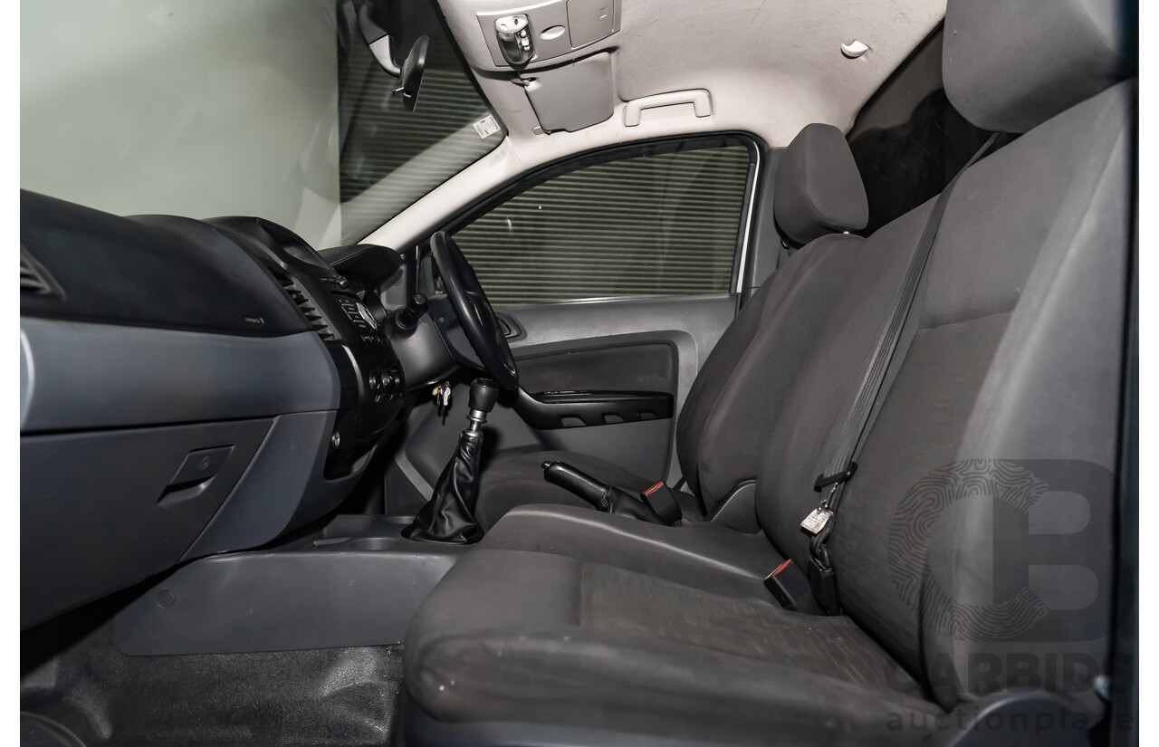 2/2015 Ford Ranger XL 2.2 (4x2) PX MKII C/Chas White 2.2L Turbo Diesel