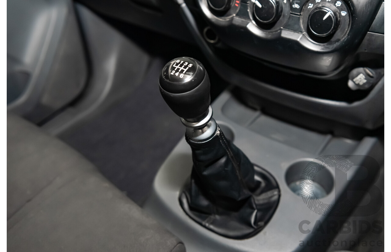 2/2015 Ford Ranger XL 2.2 (4x2) PX MKII C/Chas White 2.2L Turbo Diesel