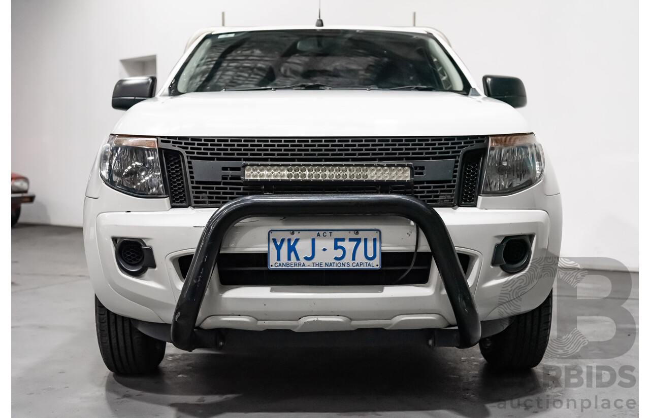2/2015 Ford Ranger XL 2.2 (4x2) PX MKII C/Chas White 2.2L Turbo Diesel