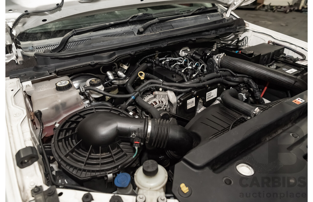 2/2015 Ford Ranger XL 2.2 (4x2) PX MKII C/Chas White 2.2L Turbo Diesel