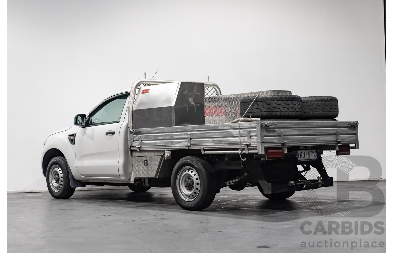 2/2015 Ford Ranger XL 2.2 (4x2) PX MKII C/Chas White 2.2L Turbo Diesel