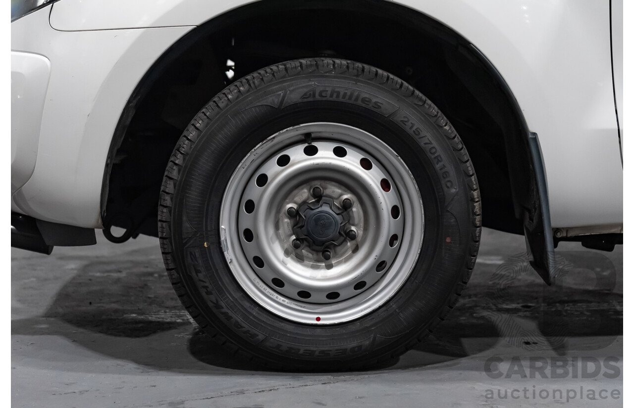 2/2015 Ford Ranger XL 2.2 (4x2) PX MKII C/Chas White 2.2L Turbo Diesel