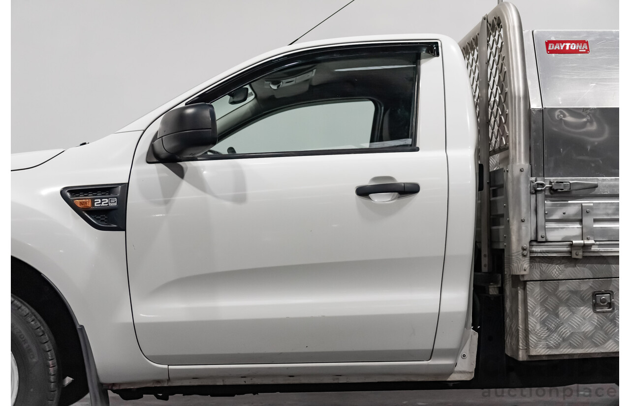 2/2015 Ford Ranger XL 2.2 (4x2) PX MKII C/Chas White 2.2L Turbo Diesel