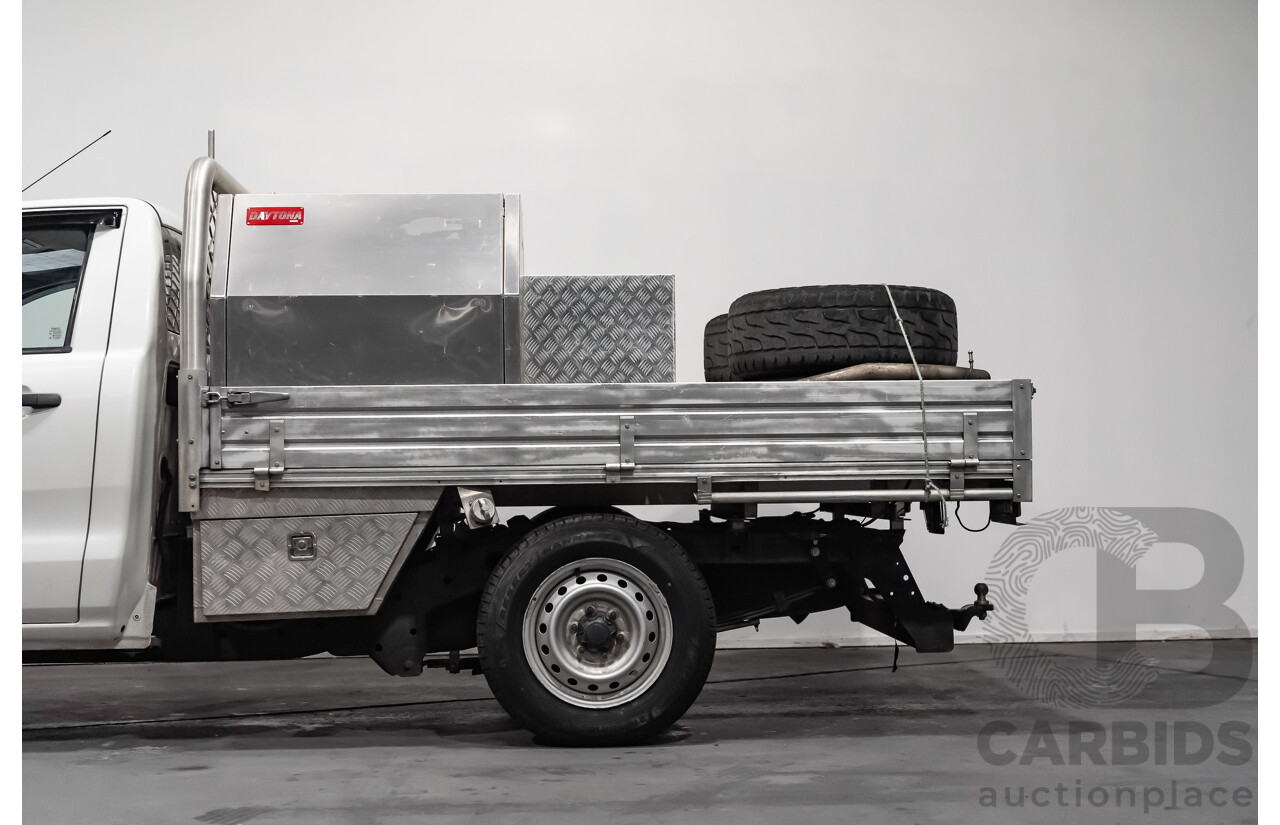 2/2015 Ford Ranger XL 2.2 (4x2) PX MKII C/Chas White 2.2L Turbo Diesel