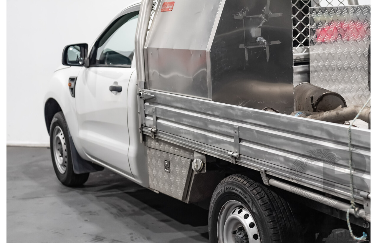 2/2015 Ford Ranger XL 2.2 (4x2) PX MKII C/Chas White 2.2L Turbo Diesel