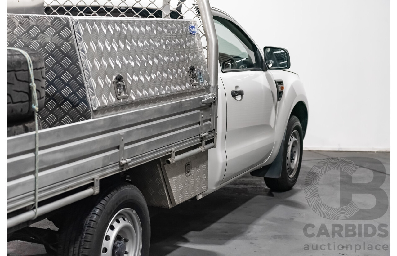 2/2015 Ford Ranger XL 2.2 (4x2) PX MKII C/Chas White 2.2L Turbo Diesel