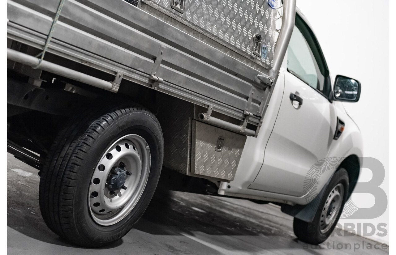 2/2015 Ford Ranger XL 2.2 (4x2) PX MKII C/Chas White 2.2L Turbo Diesel