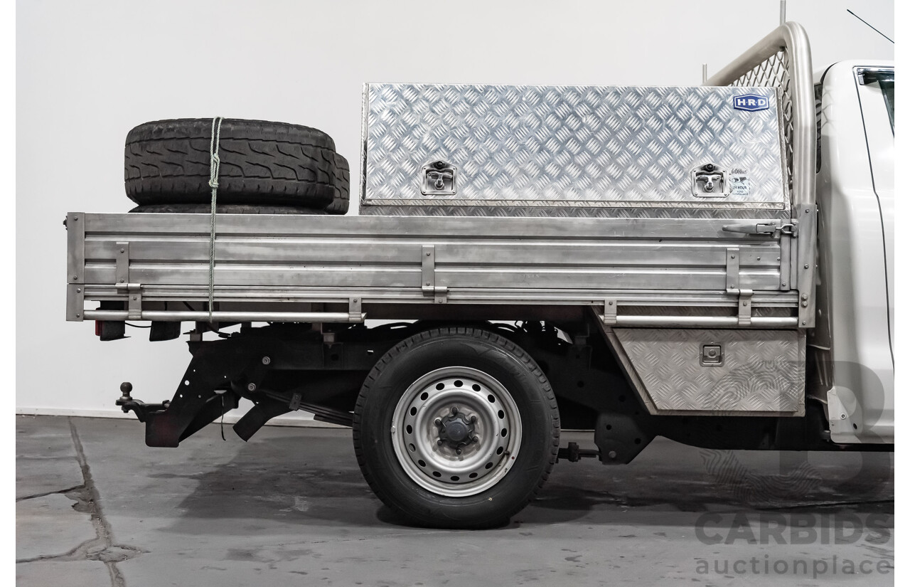 2/2015 Ford Ranger XL 2.2 (4x2) PX MKII C/Chas White 2.2L Turbo Diesel