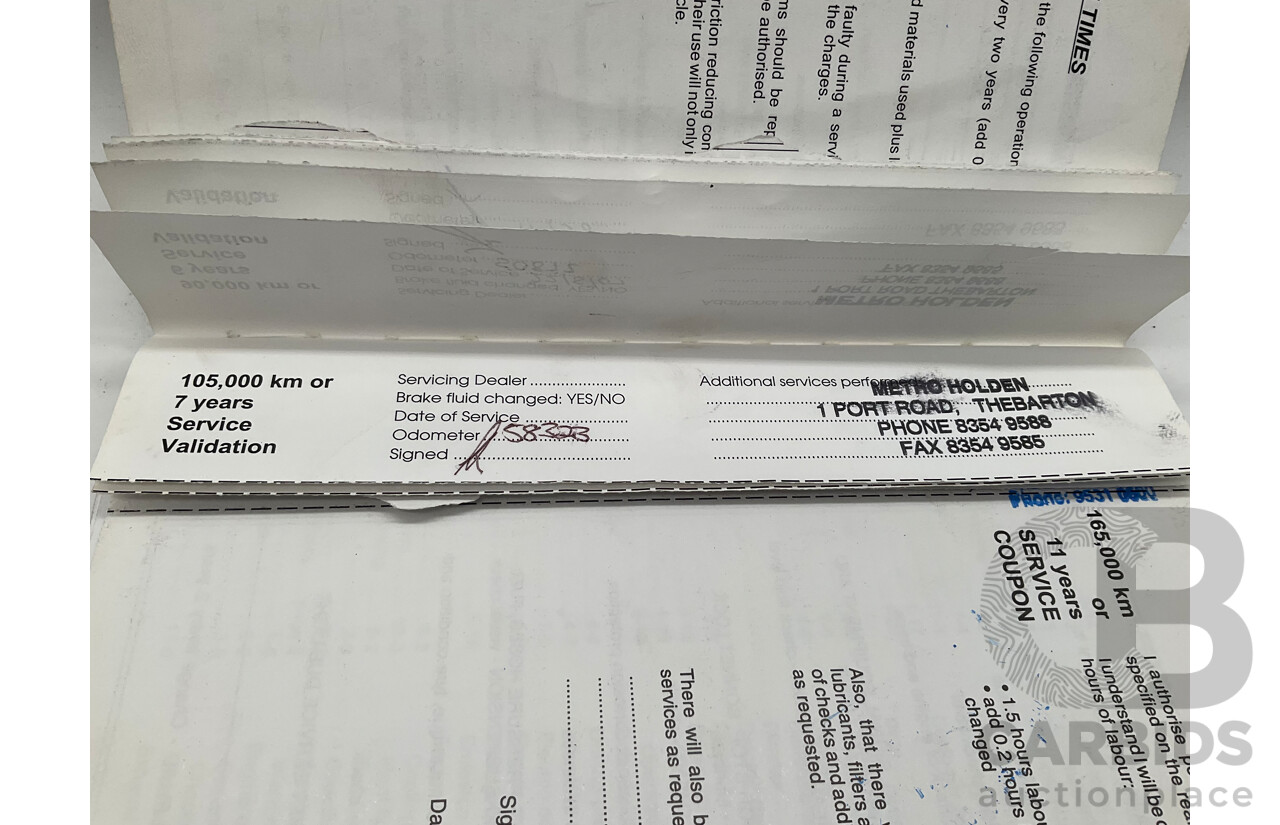 4/2001 Holden Astra CITY TS 5d Hatchback White 1.8L