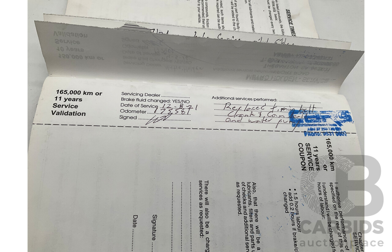 4/2001 Holden Astra CITY TS 5d Hatchback White 1.8L