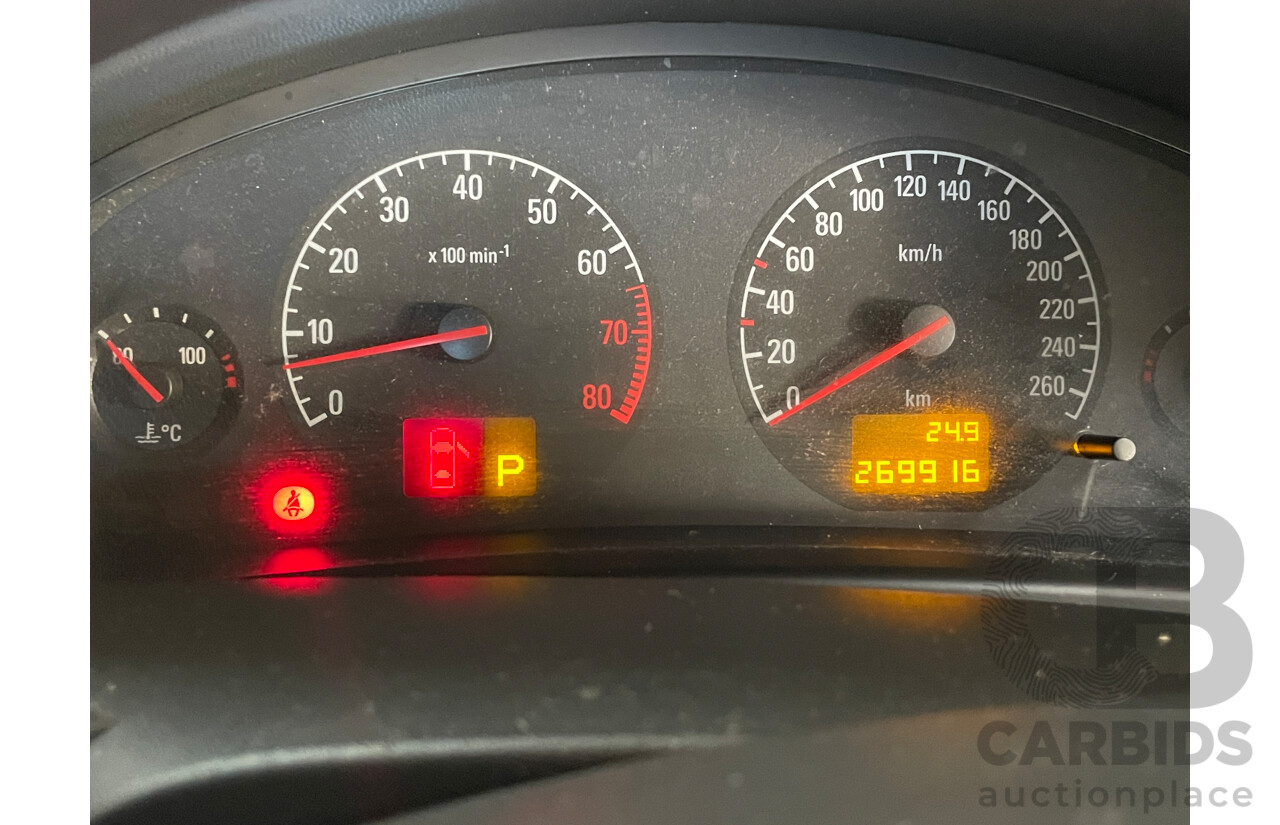 5/2003 Holden Vectra CD ZC 4d Sedan Silver 2.2L