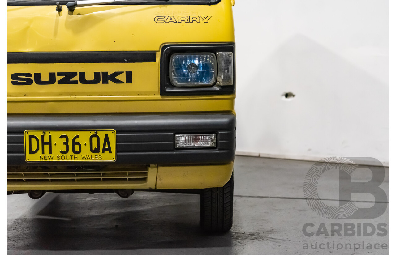 7/1985 Suzuki Super Carry DA21V Van Yellow 1.0L