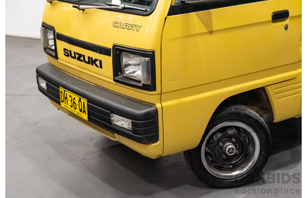 7/1985 Suzuki Super Carry DA21V Van Yellow 1.0L