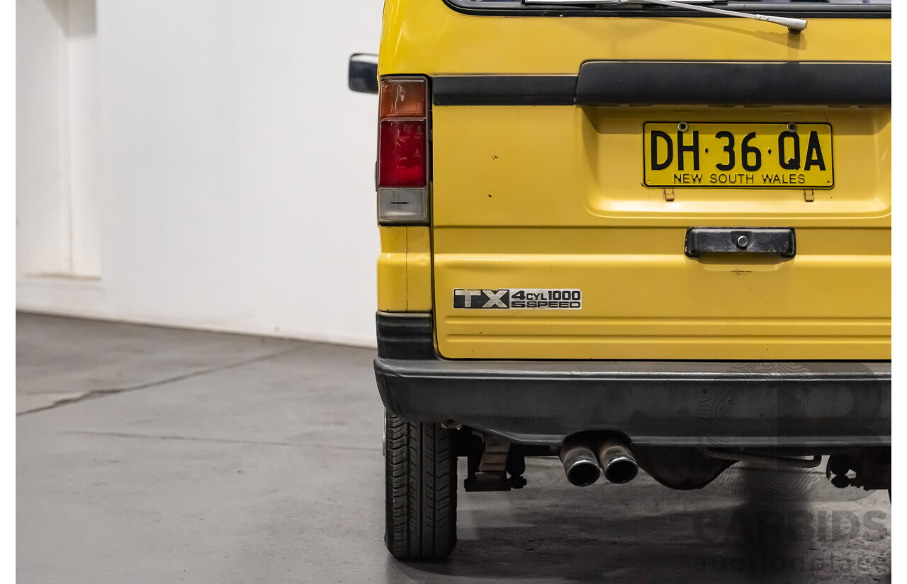 7/1985 Suzuki Super Carry DA21V Van Yellow 1.0L