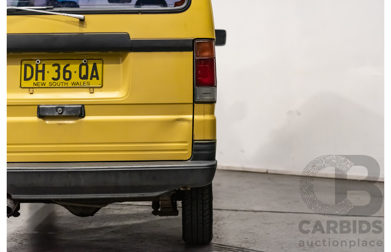7/1985 Suzuki Super Carry DA21V Van Yellow 1.0L