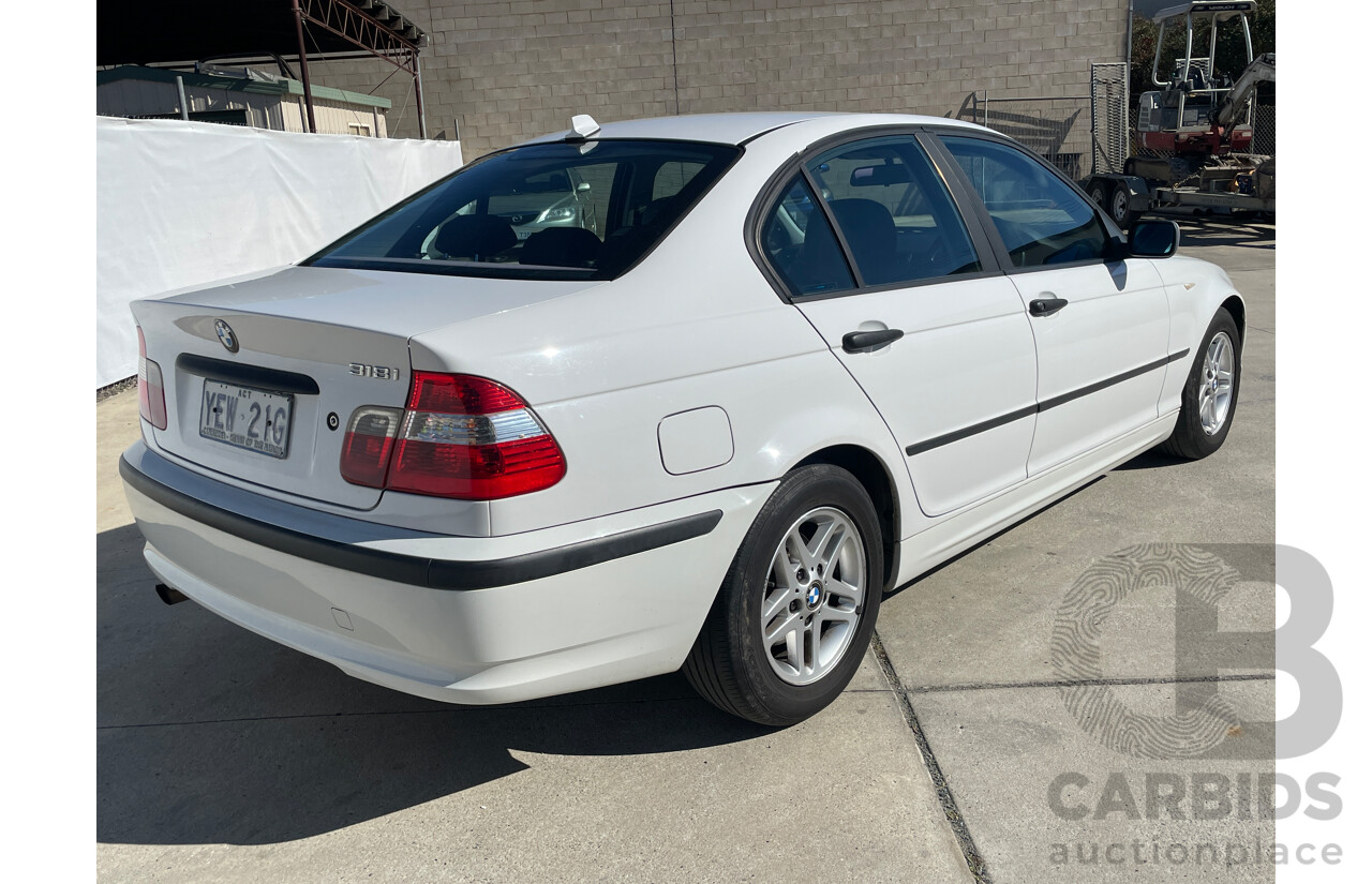 4/2003 Bmw 3 18i E46 4d Sedan White 2.0L