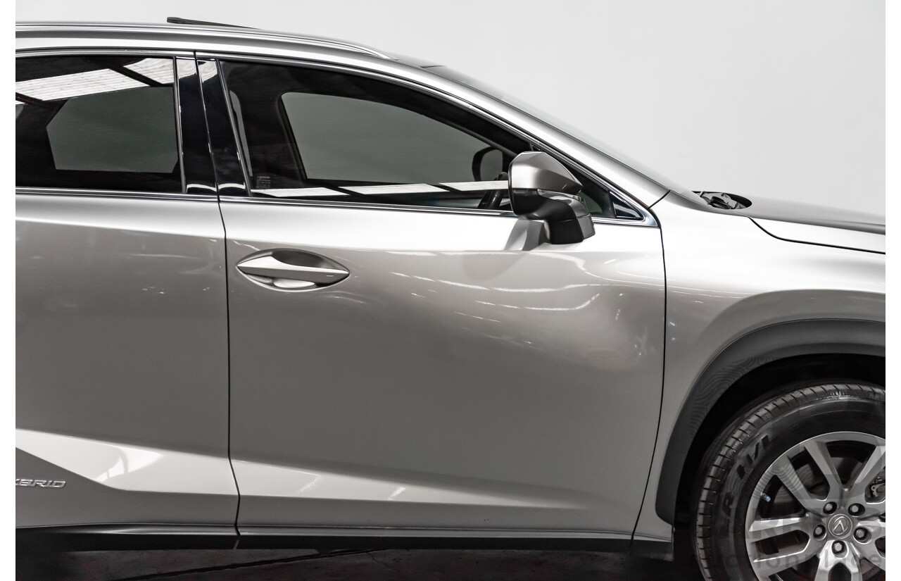 1/2015 Lexus Nx300h Luxury Hybrid (fwd) AYZ10R 4d Wagon Silver 2.5L Petrol - Hybrid