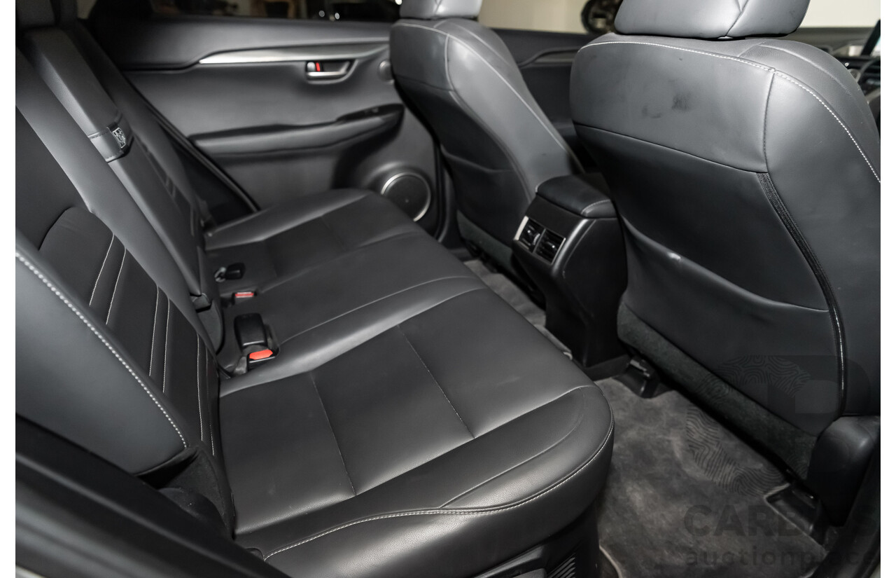 1/2015 Lexus Nx300h Luxury Hybrid (fwd) AYZ10R 4d Wagon Silver 2.5L Petrol - Hybrid