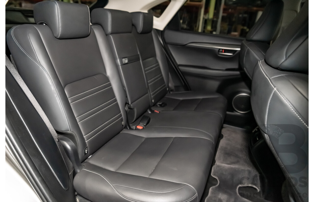 1/2015 Lexus Nx300h Luxury Hybrid (fwd) AYZ10R 4d Wagon Silver 2.5L Petrol - Hybrid