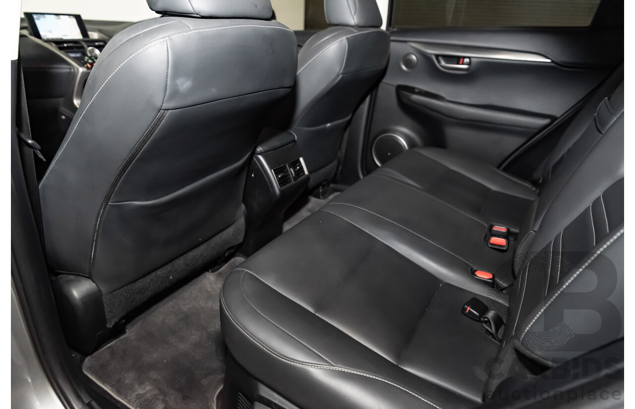 1/2015 Lexus Nx300h Luxury Hybrid (fwd) AYZ10R 4d Wagon Silver 2.5L Petrol - Hybrid