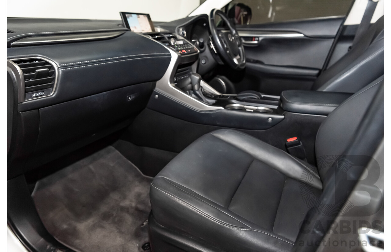 1/2015 Lexus Nx300h Luxury Hybrid (fwd) AYZ10R 4d Wagon Silver 2.5L Petrol - Hybrid