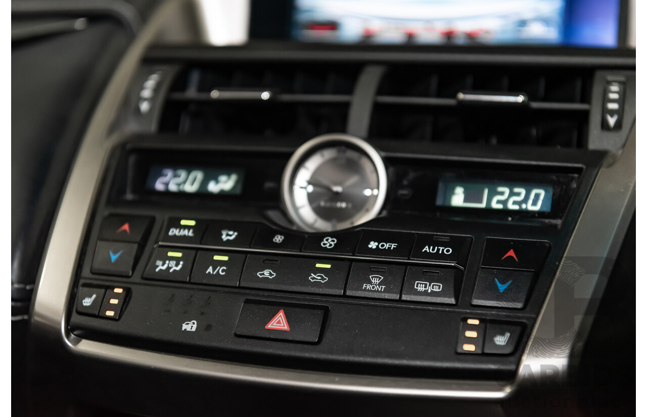 1/2015 Lexus Nx300h Luxury Hybrid (fwd) AYZ10R 4d Wagon Silver 2.5L Petrol - Hybrid