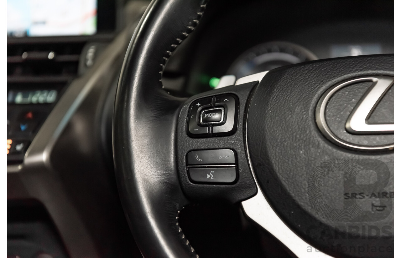 1/2015 Lexus Nx300h Luxury Hybrid (fwd) AYZ10R 4d Wagon Silver 2.5L Petrol - Hybrid