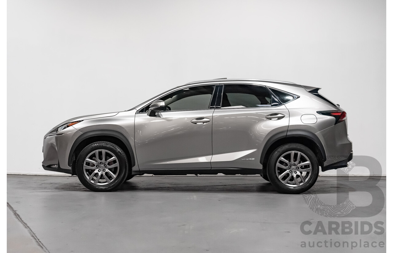 1/2015 Lexus Nx300h Luxury Hybrid (fwd) AYZ10R 4d Wagon Silver 2.5L Petrol - Hybrid