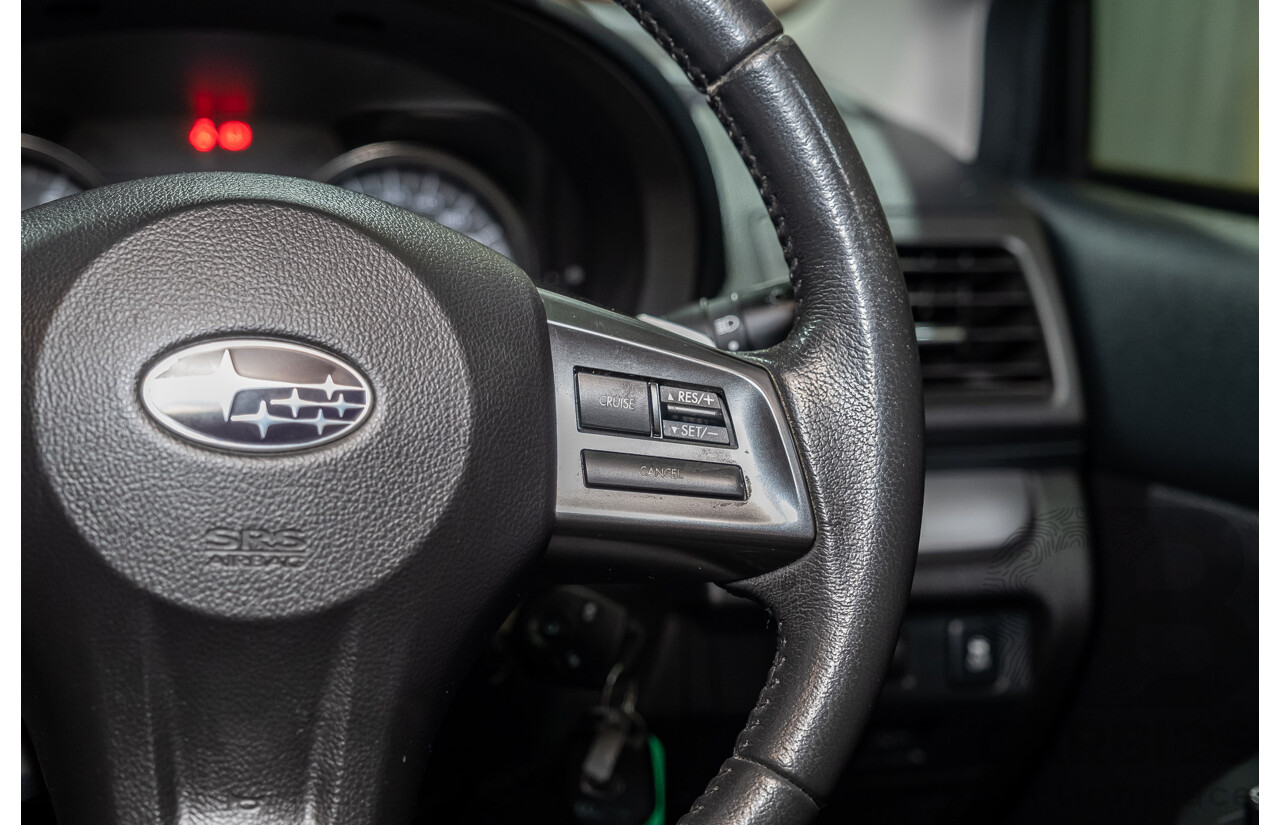 9/2012 Subaru XV 2.0i-S (AWD) 4d Wagon Black 2.0L