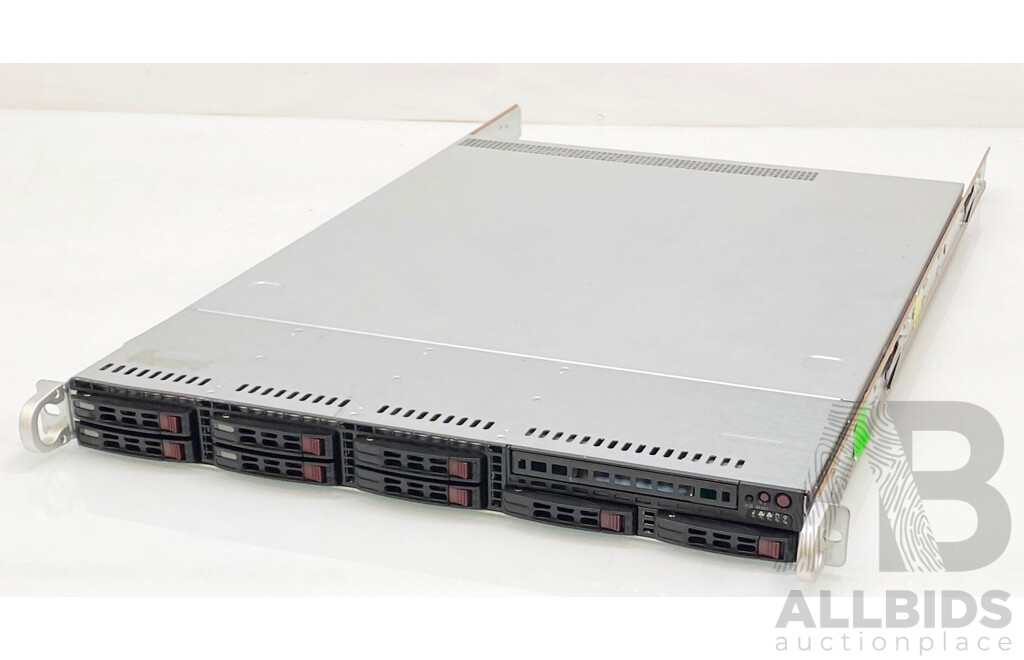 Supermicro Xenon Radon Intel Core (I7-4790K) 4GHz-4.4GHz Quad-Core CPU 1RU Server w/ AIO Liquid Cooling