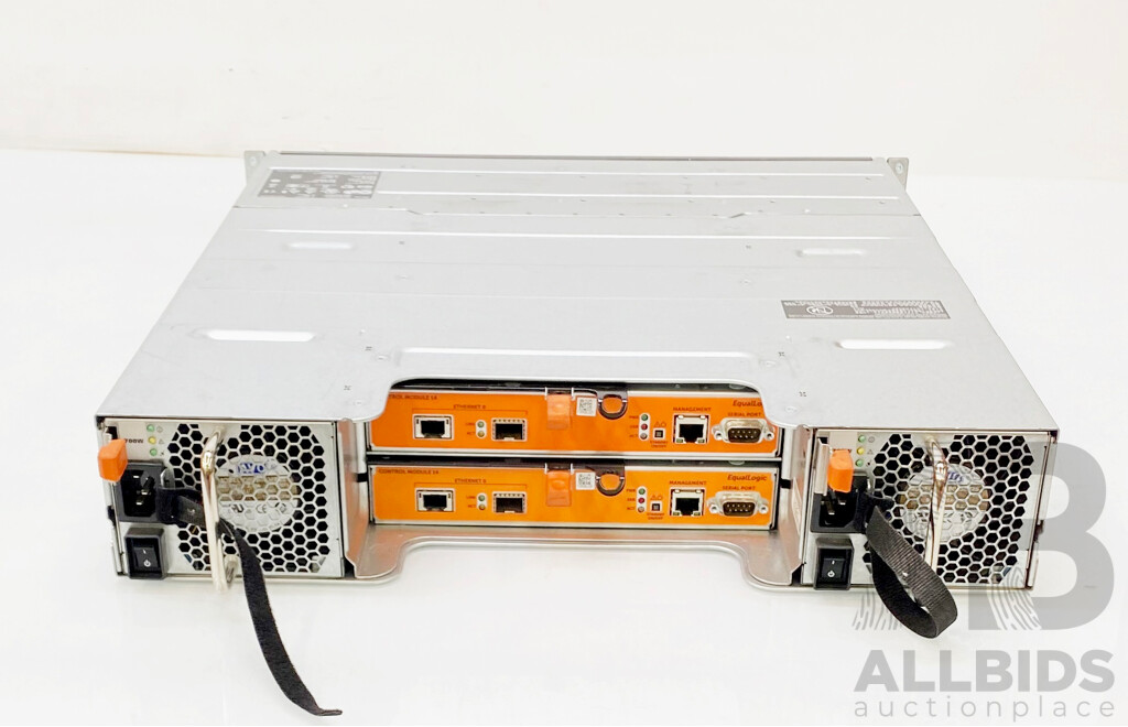 Dell (E04J) EqualLogic PS6110 24 Bay 2RU Hard Drive Arrays W/ 14.4TB Strorage