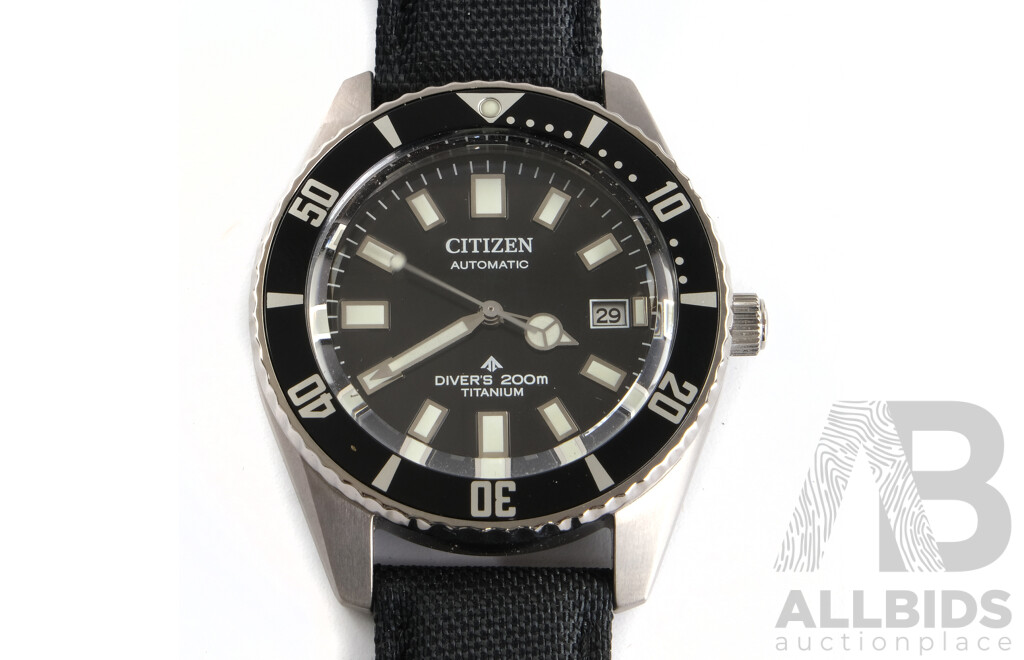 Boxed Citizen Challenge Diver 200m Titanium Promaster Watch, Sapphire Crystal