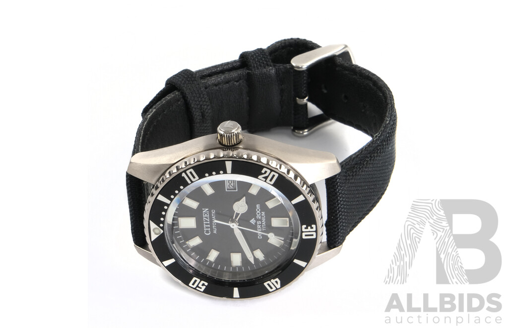 Boxed Citizen Challenge Diver 200m Titanium Promaster Watch, Sapphire Crystal
