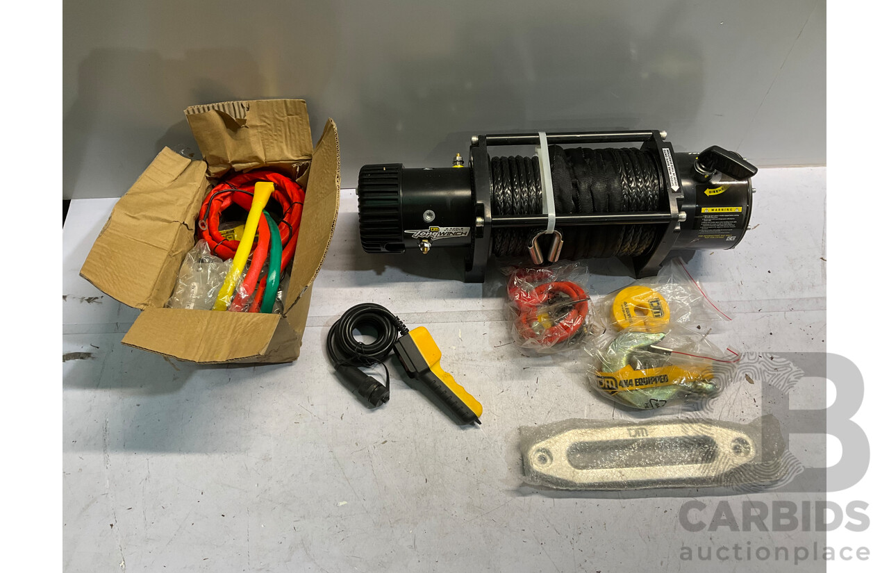 TJM TORQ WINCH 9500LB INC SYNTHETIC ROPE - ORP $1,349.00