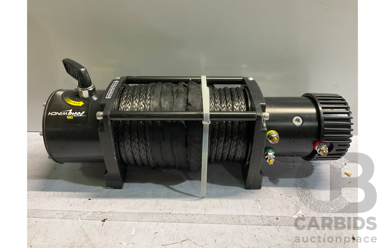 TJM TORQ WINCH 9500LB INC SYNTHETIC ROPE - ORP $1,349.00