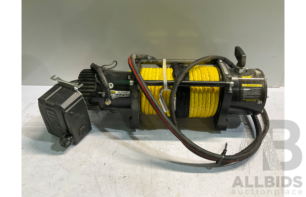 TJM Torq Winch 12000LB - Synthetic Rope, Remote Control - ORP $1,799.00