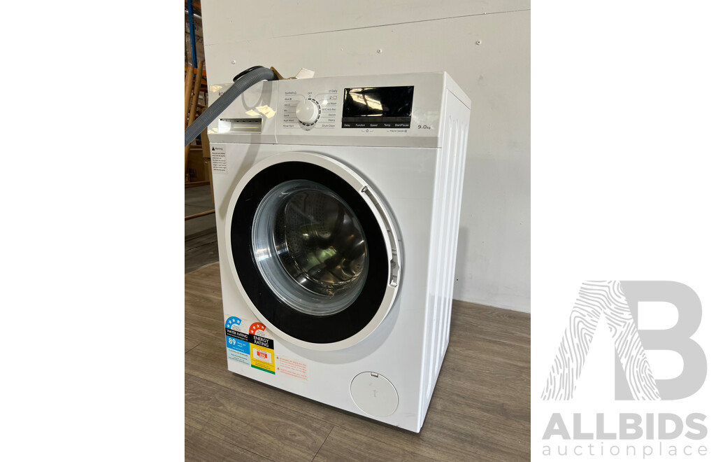 Kogan (KAGFLWASH9A) 9kg Front Load Washing Machine - ORP$539.00(Broken Handle)