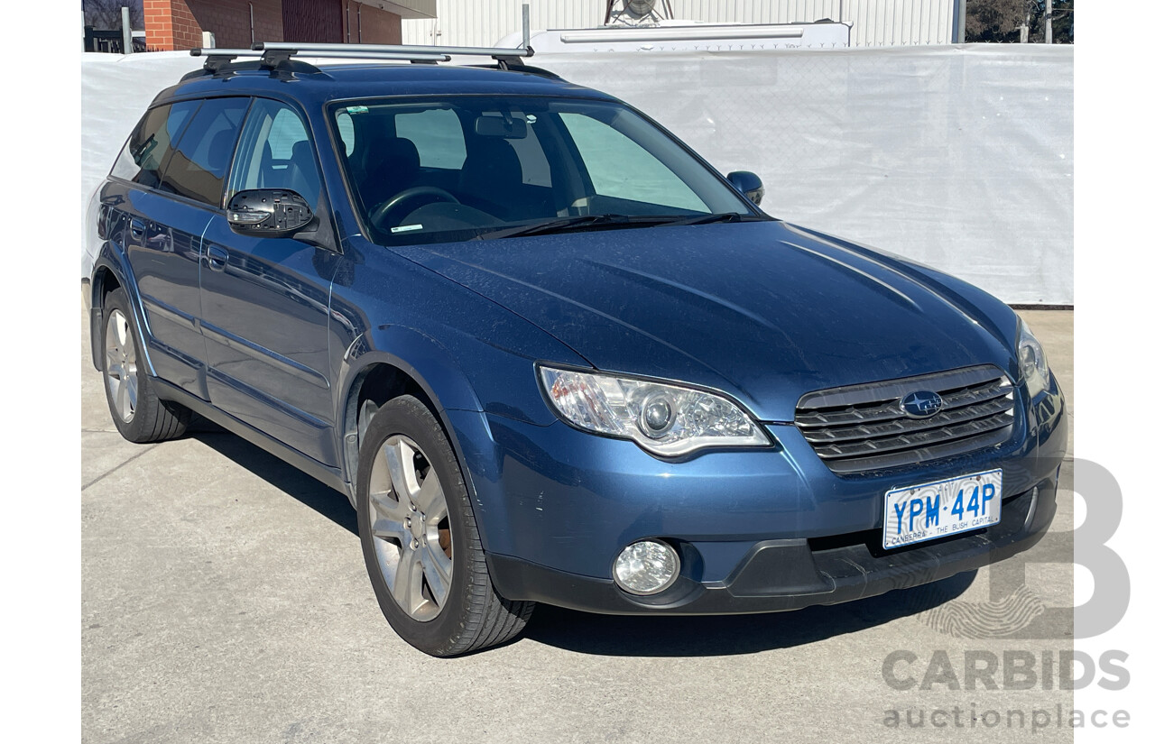 1/2008 Subaru Outback 2.5i Luxury Edition MY08 4d Wagon Blue 2.5L