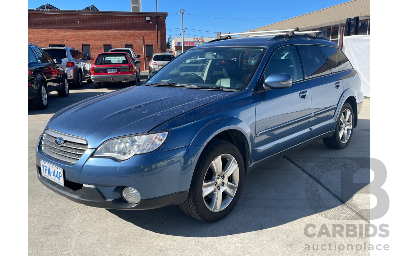 1/2008 Subaru Outback 2.5i Luxury Edition MY08 4d Wagon Blue 2.5L
